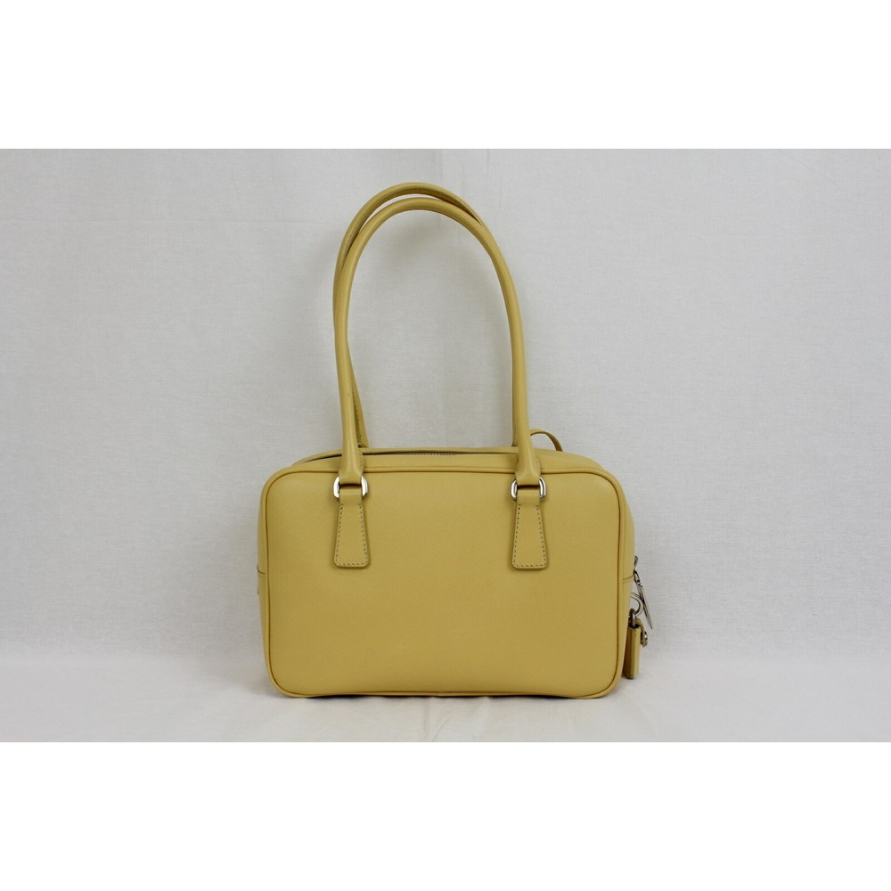 Prada Lux Handbag Saffiano Yellow - Picture 4 of 7